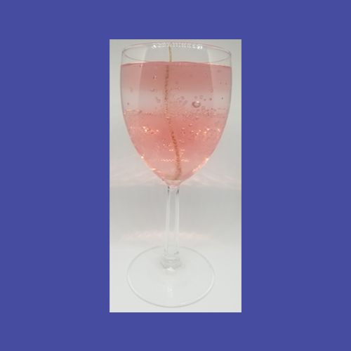 Wood Wick Pink and Clear Gel Candle