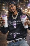 Purple Drank Wood Wick Candle