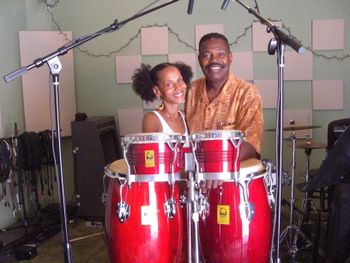 Miss you Ndugu!  Guitarist, Rickie Ralph's after recording, "Drive my Car",  said "we need sum percussion on this cut to put the sexy on it! I knew exactly to call the incomparable Ndugu  Chancellor!!!
