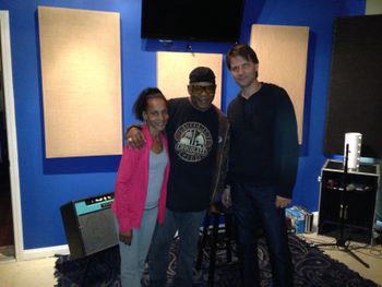 Guitarist, RickieMyself w/ Rickie Rouse whose outta this world; bring da Funk!!! and Christian Klikovits

