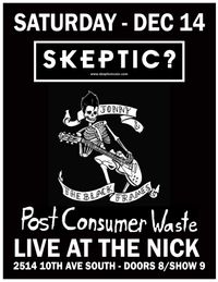 JBF / SKEPTIC? / POST CONSUMER WASTE