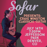 SoFar Sounds Secret Concert with Craig Winston