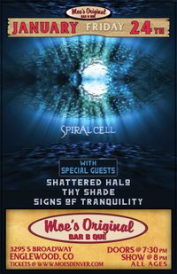 THY SHADE W/ SPIRAL CELL + SHATTERED HALO + SIGNS OF TRANQUILITY
