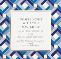 NGospel Night with The Master's 3