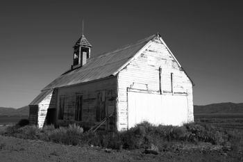 Old church in Corral, Idaho

