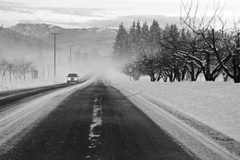 Winter near White Salmon, Wasington
