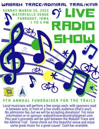 Wabash Trace/Admiral Trail/KMA Live Radio Show