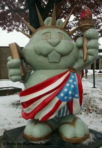 LARGE Flowerheads at Punxsutawney Groundhog Festival