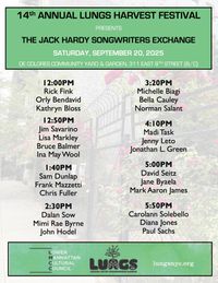 14th Annual Lungs Harvest Festival presents The Jack Hardy Writer's Exchange