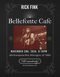 Rick Fink at The Bellefonte Cafe
