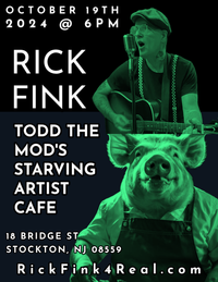 Rick Fink at Todd the Mod's Starving Artist Cafe