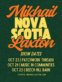 Patchworks House Concerts - Bedford Nova Scotia