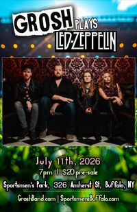 Grosh Plays Led Zeppelin @ Sportsmen's Park