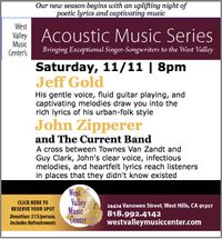 The Acoustic Music Series Acoustic Music Concerts at West Valley Music Center