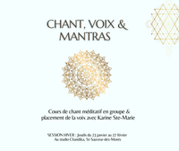 Chant, voix & mantras (formation de groupe sur 6 semaines) - REPORTÉ (TEMPÊTE)