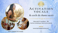 Activation vocale & cercle de chants sacrés