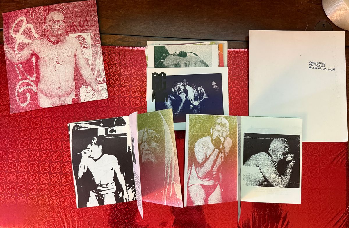 #39 GG Allin Omni Press collectors set 9 booklets + cards
