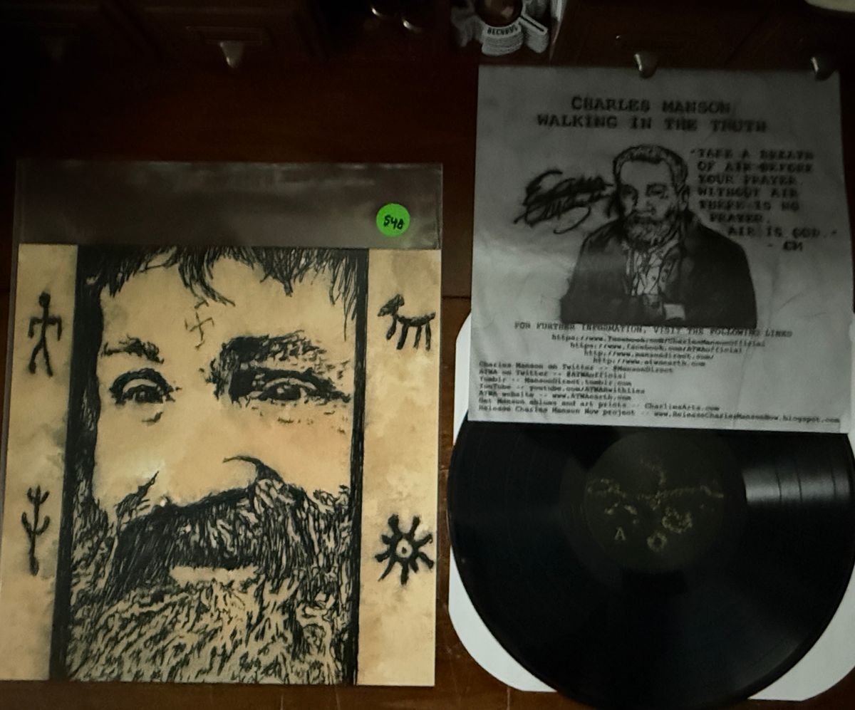 #548 Charles Manson - Walking In The Truth LP - #548 CHARLES MANSON - WALKING IN THE TRUTH