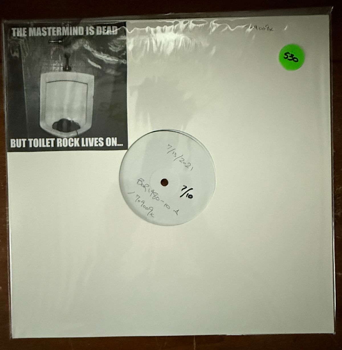 #530 Dick Urine Tapes 2021 BOR Test Pressing #d - #530 DICK URINE TAPES 2021 BOR TEST