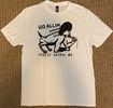 Repro GG Allin Public Animal 1984 Classic Design on White Tee