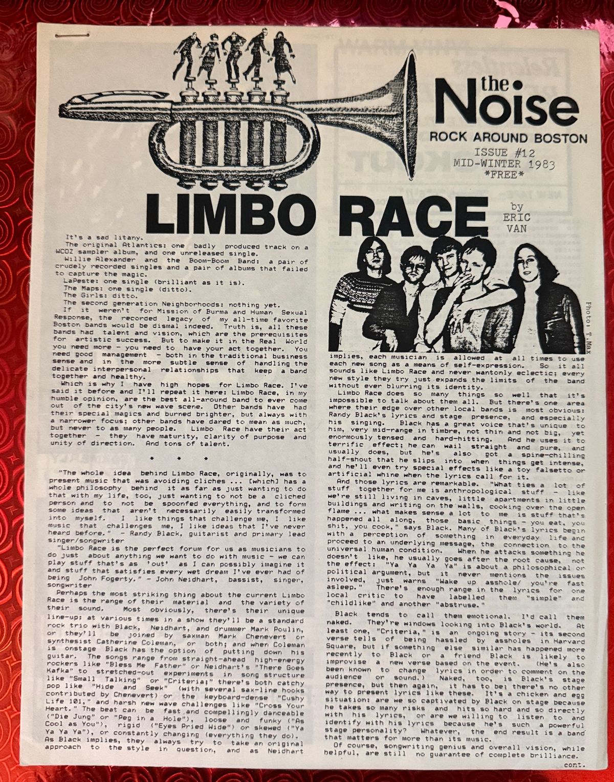 #7 The Noise (Rock Around Boston) #12 Mid-Winter 1983