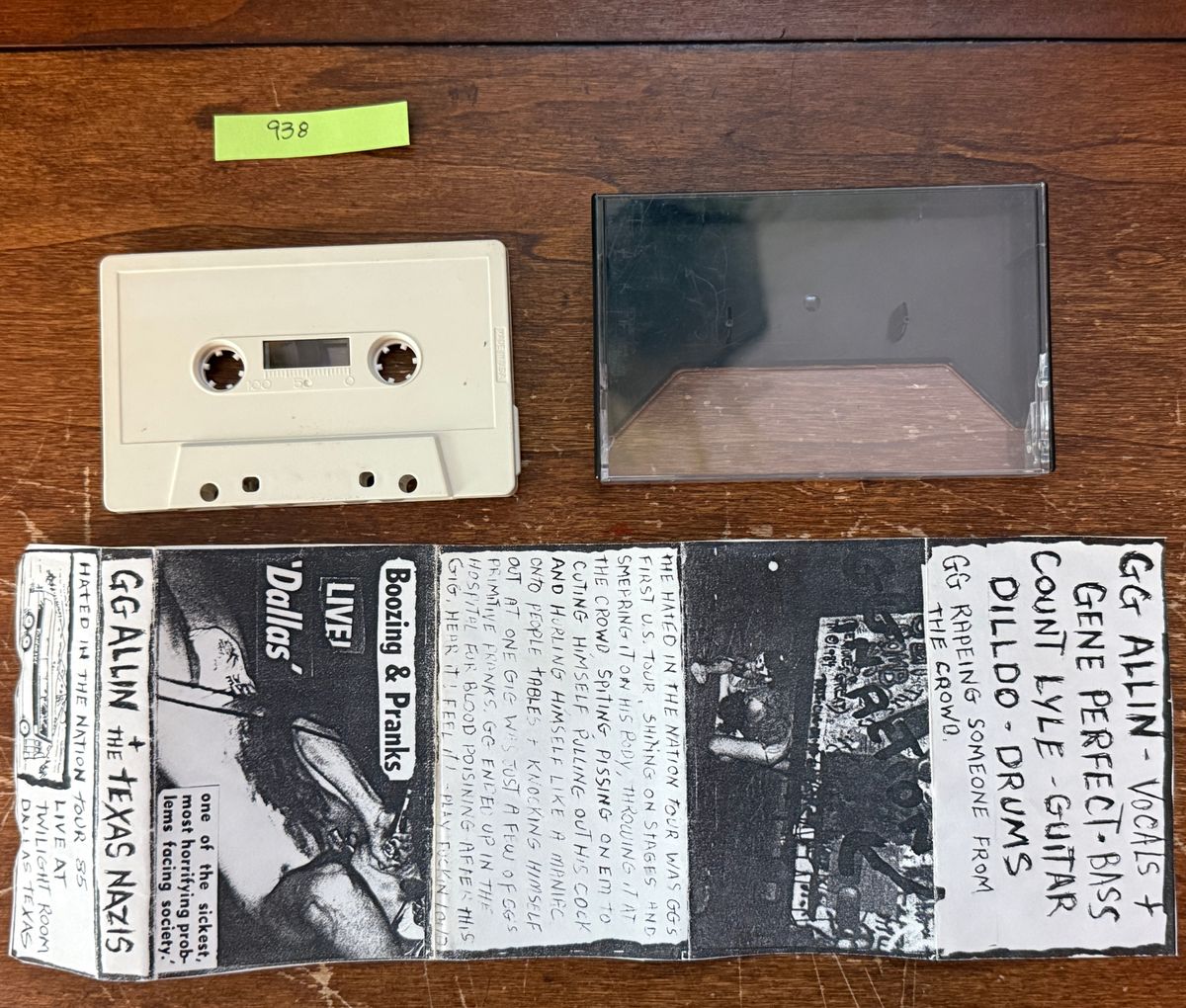 #938 Boozing & Pranks original tape - #938 Boozing Original Tape