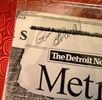 #21 Detroit News Article SIGNED by GG with bonus material