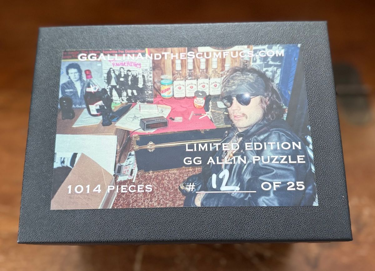 2025 Limited Edition GG Allin photo Puzzle - 1014 Pieces - 20'x30" NUMBERED - ONE LEFT!!!