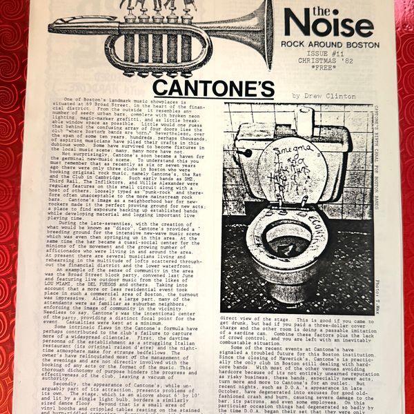 #6 The Noise (Rock Around Boston) #11 Christmas 1982