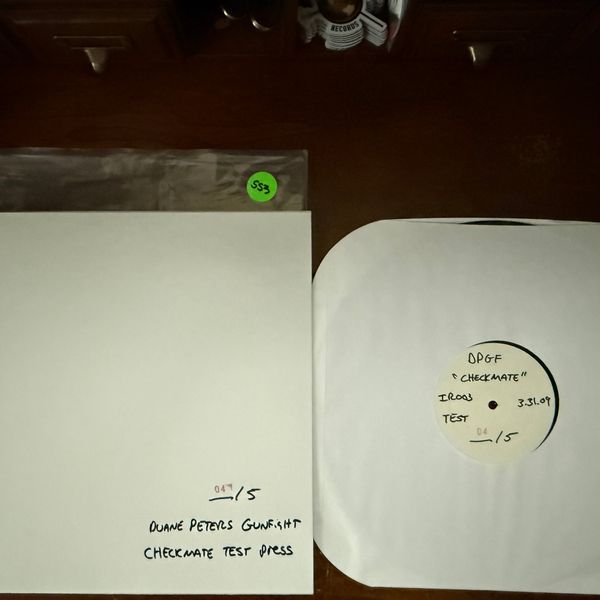 #553 Duane Peters Gunfight Checkmate Test Pressing #4/5 - #553 DUANE PETERS GUNFIGHT CHECKMATE TEST