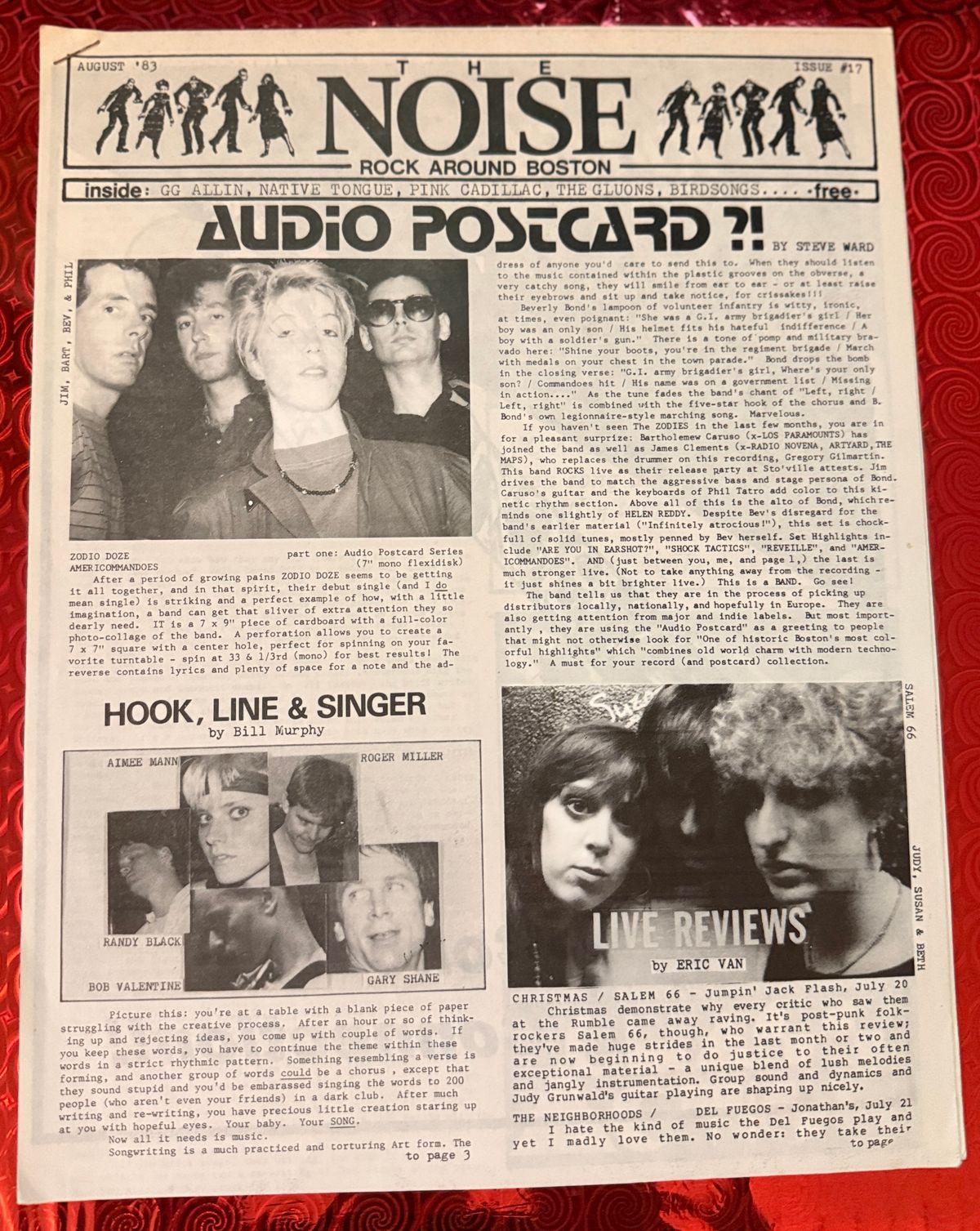 #9 The Noise (Rock Around Boston) #17 August 1983