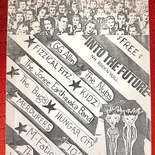#5 Into The Future 1981 (GGs zine written as Kevin Michaels)