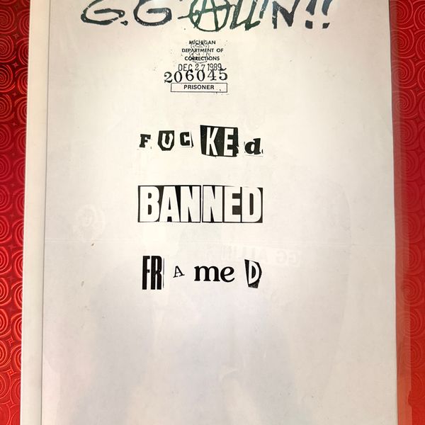 #14 Fucked Banned Framed Original 1990 Edition