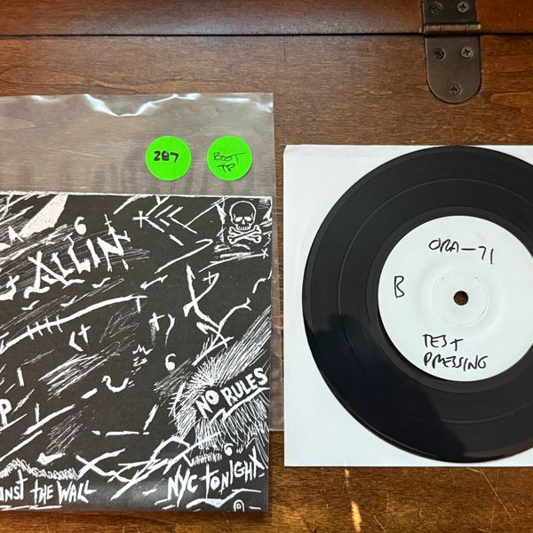 #287 No Rules Bootleg Test Pressing #5/5 - Vinyl