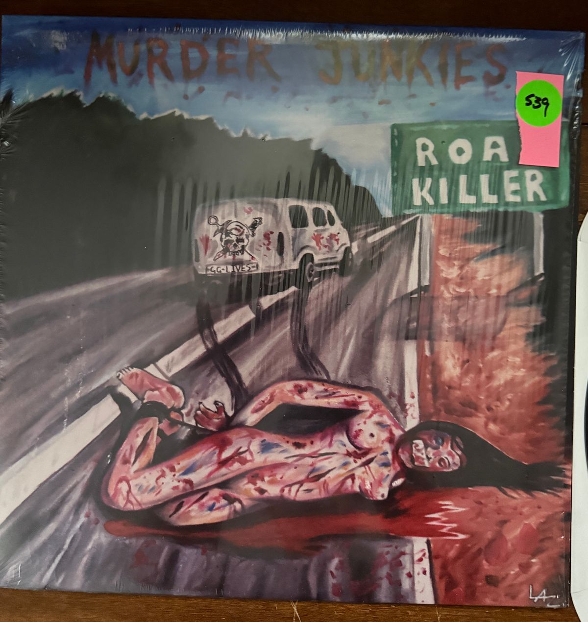 #539 Murder Junkies - Road Killer LP - #539 MURDER JUNKIES - ROAD KILLER LP