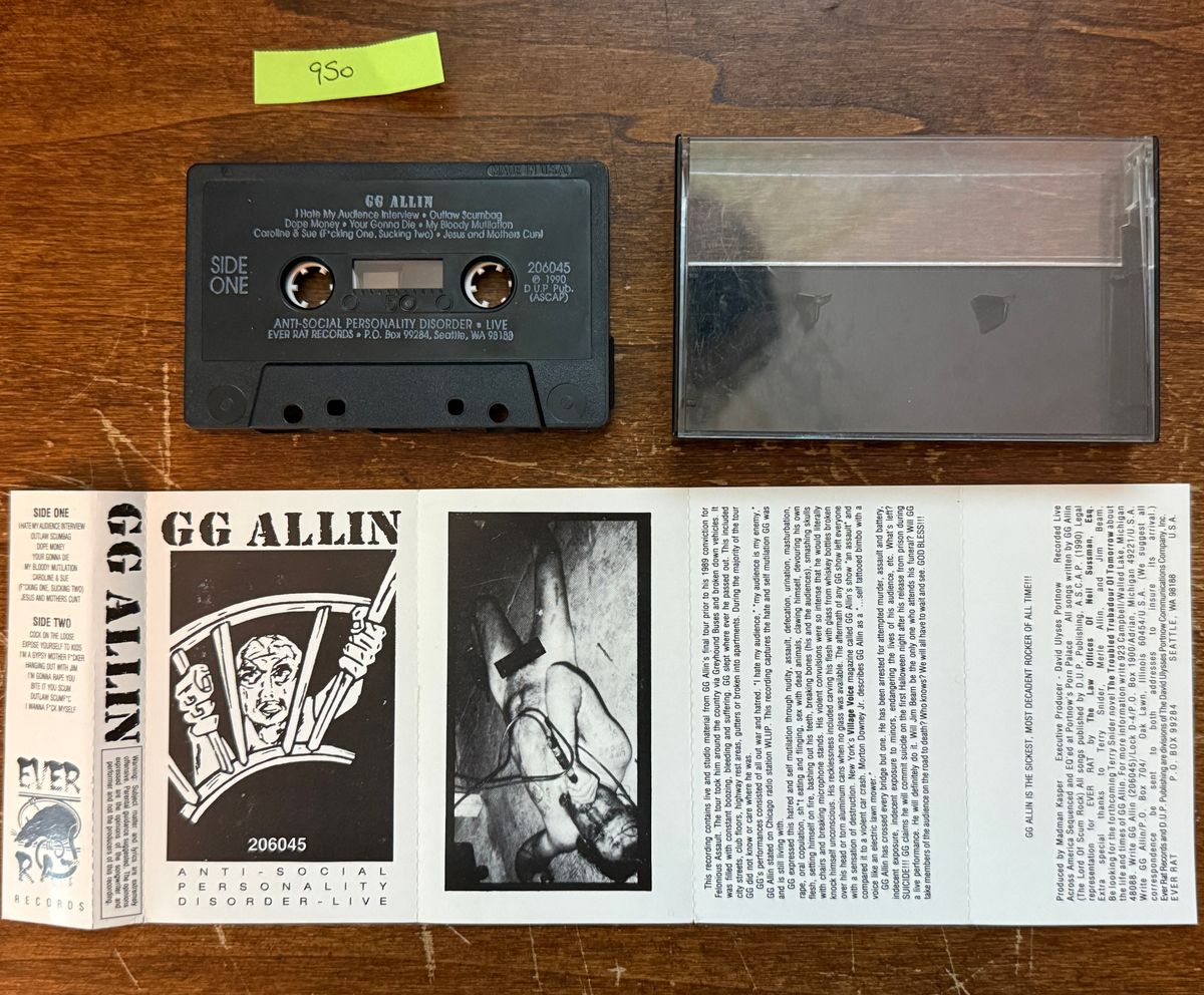 #950 AntiSocial Personality Disorder Original Ever Rat Tape - #950 Ever Rat ASPD Tape