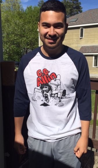 GG ALLIN Baseball Jersey authorized Jeff Clayton 1988 design