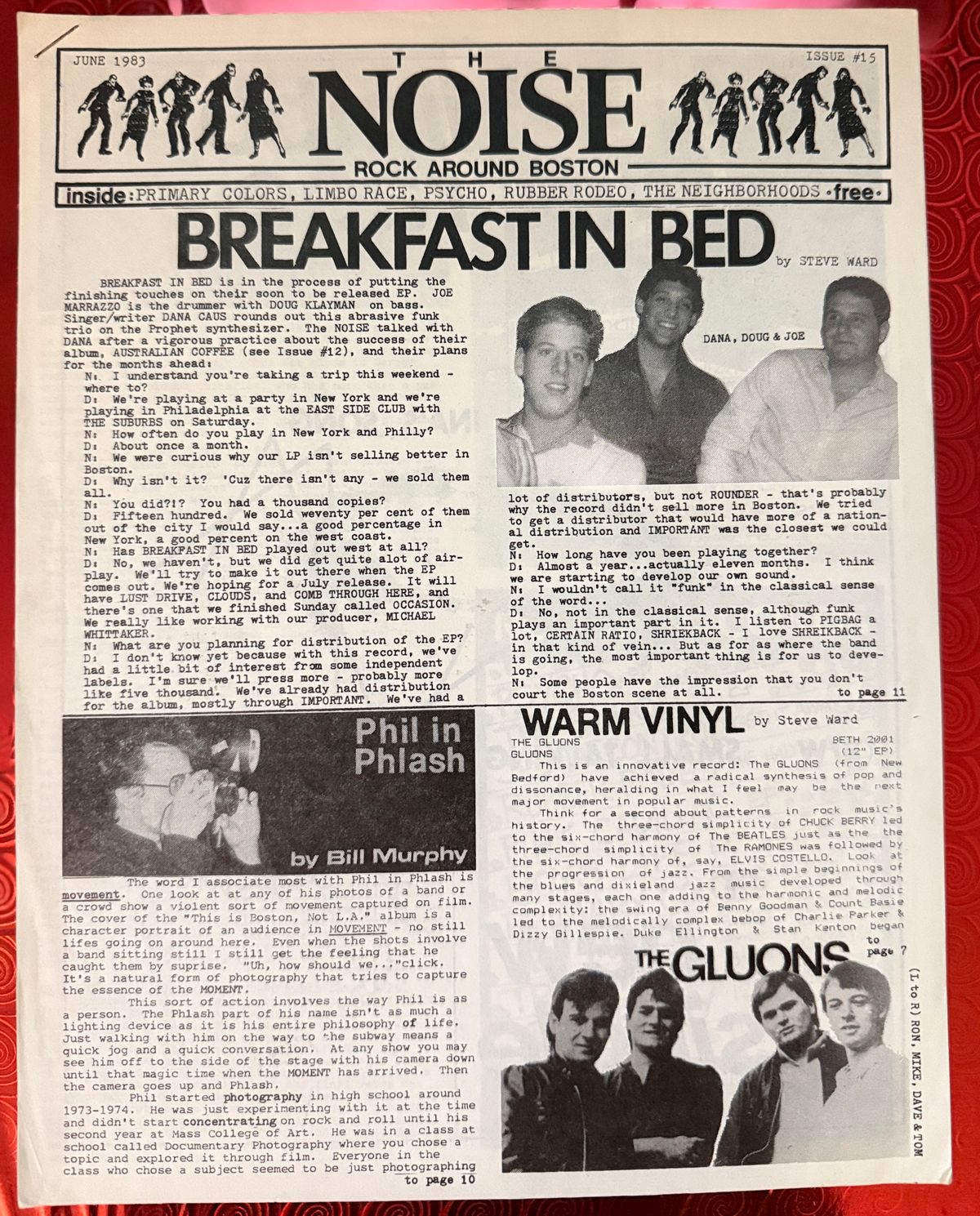 #8 The Noise (Rock Around Boston) #15 June 1983