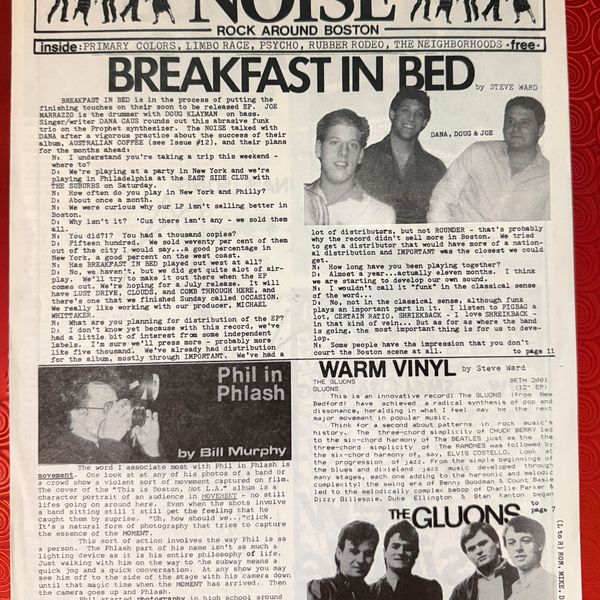 #8 The Noise (Rock Around Boston) #15 June 1983