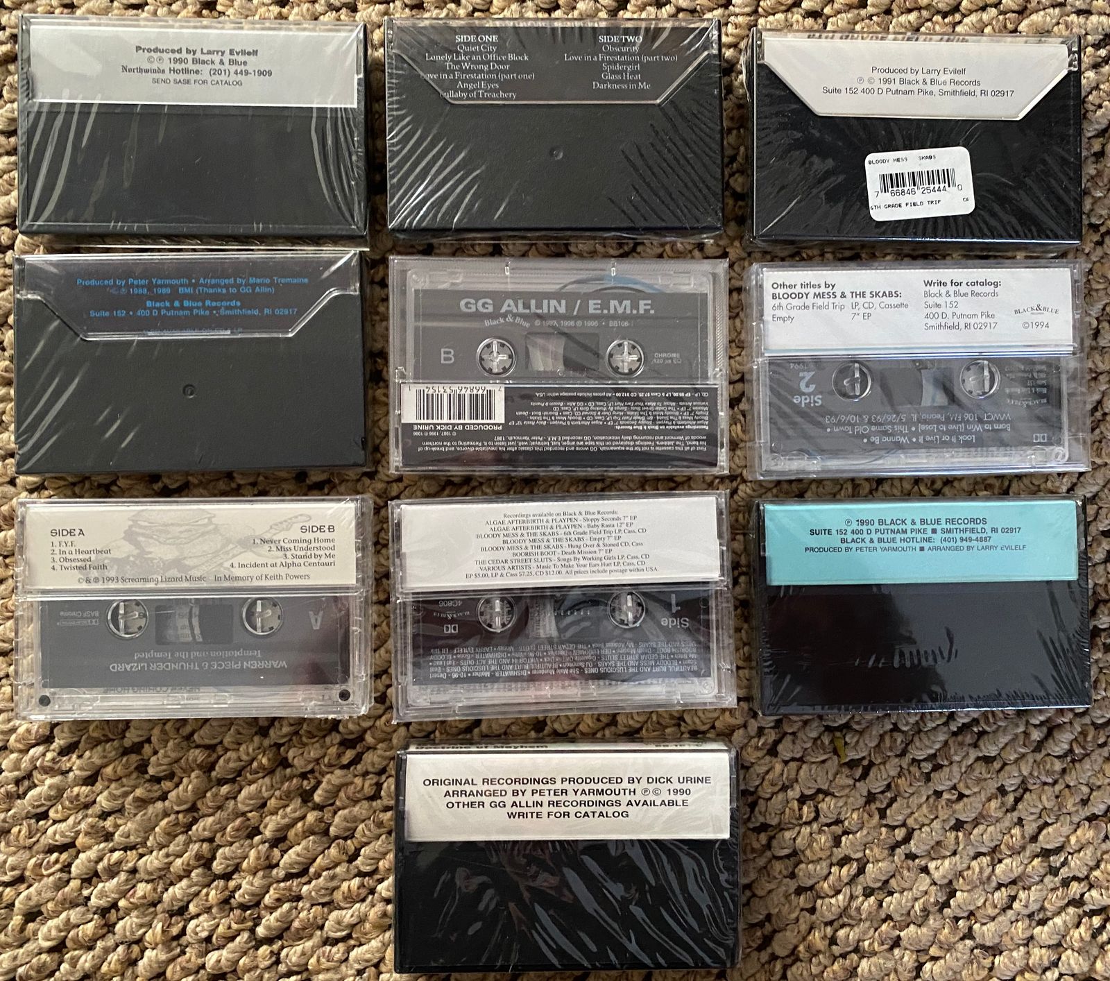 Rare GG Allin Cassettes