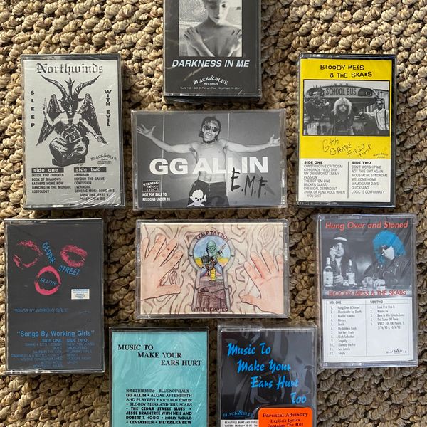 9 Tape Set - ALMOST GONE! - SEALED MINT Black & Blue Records Original 9 Tape Set