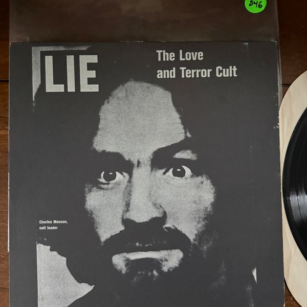 #546 RARE Charles Manson LIE LP 1974 ESP-DISK - #546 RARE CHARLES MANSON LIE LP 1974