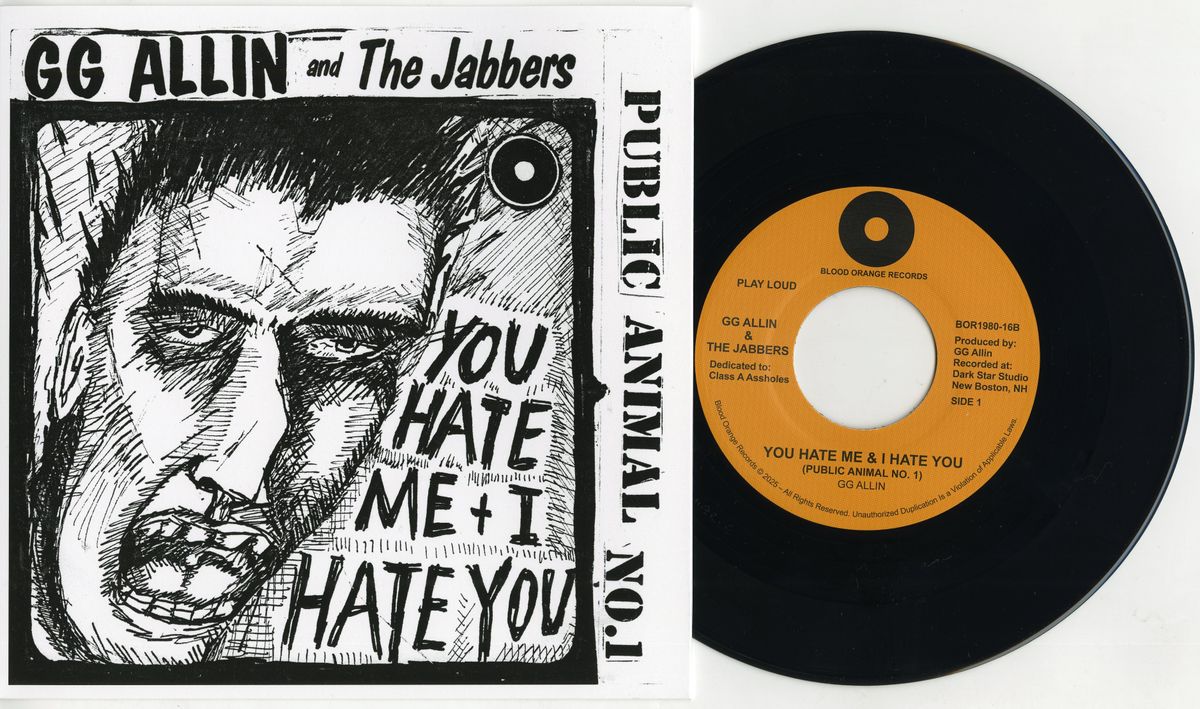 You Hate Me & I Hate You - Official Reissue 7" - YHMIHY 7"