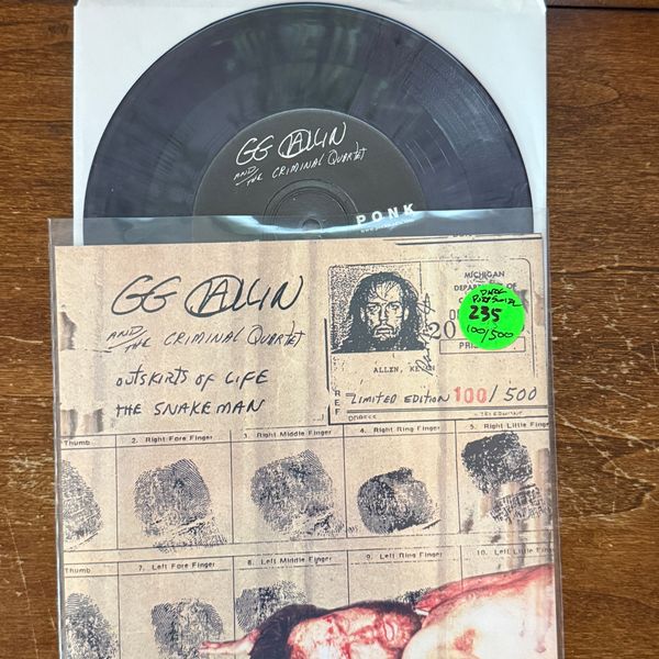 #235/236/237 Outskirts Of Life/Snakeman 7" SMOKE Vinyl 7" Ltd Ed Numbered - Vinyl