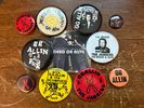 GG Allin 10 Button - Pin set with free magnet