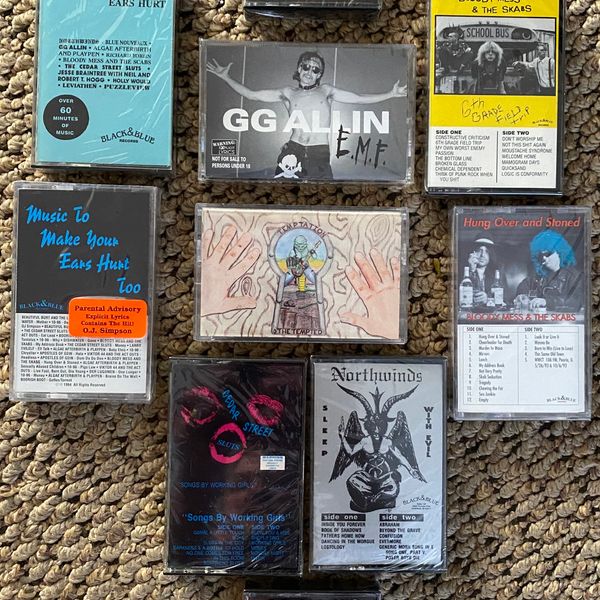 10 Tape Set - ONE LEFT! - SEALED MINT Black & Blue Records Original 10 Tape Set