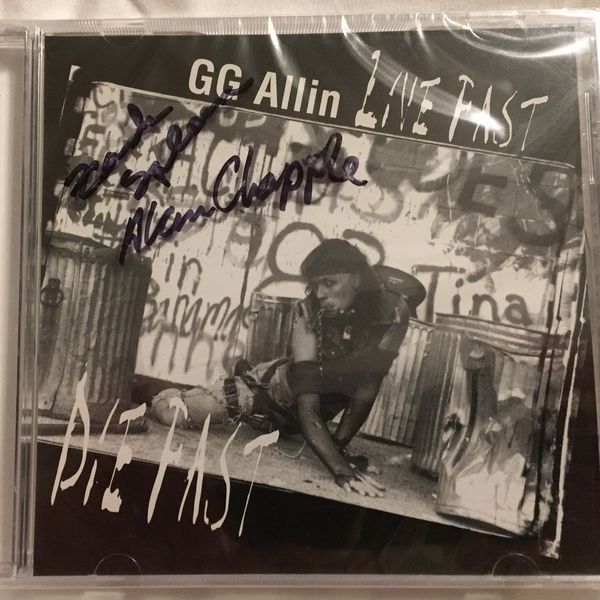 Live Fast Die Fast SIGNED - CD