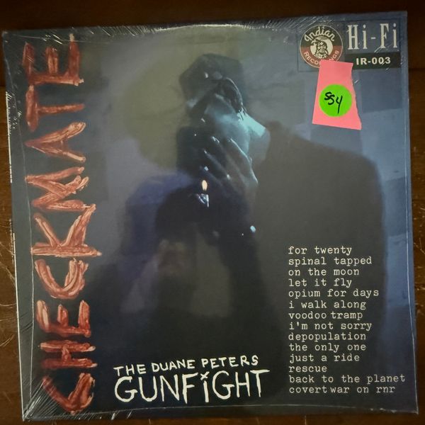 #554 Duane Peters Gunfight - Checkmate LP SEALED - #554 DUANE PETERS GUNFIGHT - CHECKMATE LP