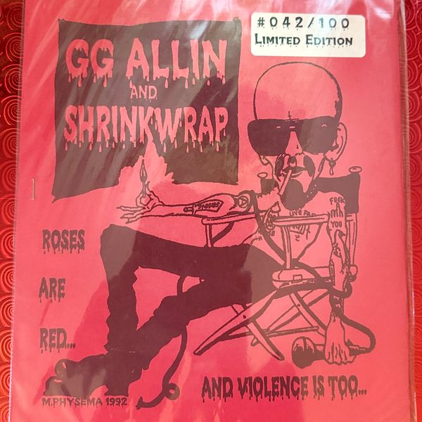#17 GG Allin Roses Are Red Scrapbook Ltd Ed #d