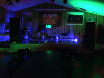 Setting up at The Hut
